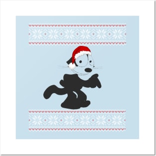 Felix the cat ugly christmas sweater Posters and Art